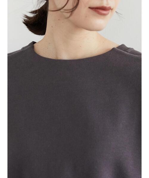 Petit fleur（プチフルール）の「・PetitFleurウラキモウデザインプルオーバー＊（Tシャツ/カットソー・レディース・チャコールグレー/ベージュ/オフホワイト/ボルドー・FREE）」の7枚目の写真