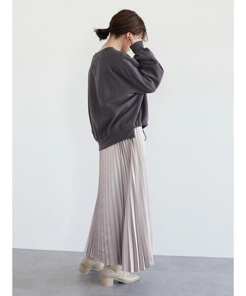 Petit fleur（プチフルール）の「・PetitFleurウラキモウデザインプルオーバー＊（Tシャツ/カットソー・レディース・チャコールグレー/ベージュ/オフホワイト/ボルドー・FREE）」の13枚目の写真