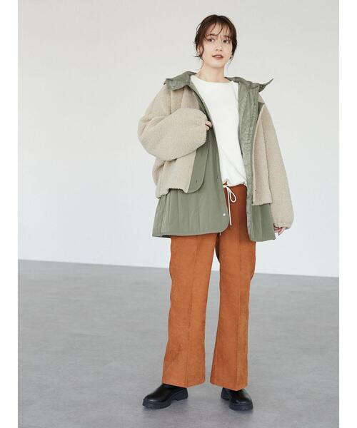 Petit fleur（プチフルール）の「・PetitFleurウラキモウデザインプルオーバー＊（Tシャツ/カットソー・レディース・チャコールグレー/ベージュ/オフホワイト/ボルドー・FREE）」の16枚目の写真