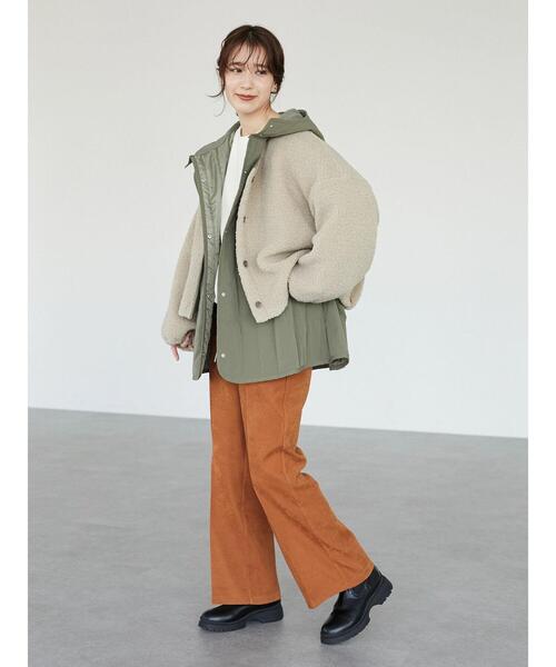 Petit fleur（プチフルール）の「・PetitFleurウラキモウデザインプルオーバー＊（Tシャツ/カットソー・レディース・チャコールグレー/ベージュ/オフホワイト/ボルドー・FREE）」の17枚目の写真