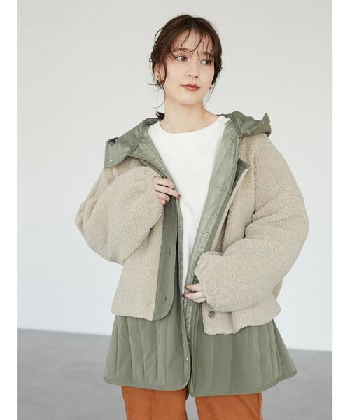 Petit fleur（プチフルール）の「・PetitFleurウラキモウデザインプルオーバー＊（Tシャツ/カットソー・レディース・チャコールグレー/ベージュ/オフホワイト/ボルドー・FREE）」の18枚目の写真