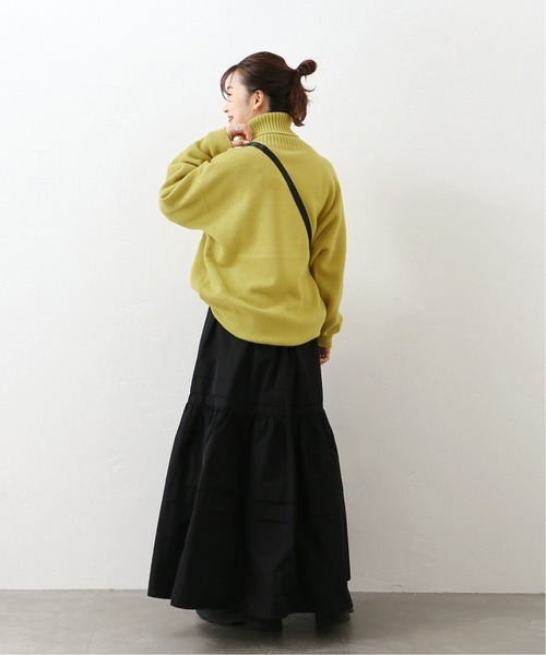 JOURNAL STANDARD（ジャーナルスタンダード）の「ウールカシミヤホールガーメントタートル（ニット/セーター・レディース・イエロー/ピンク/ホワイト/ネイビー・FREE）」の6枚目の写真