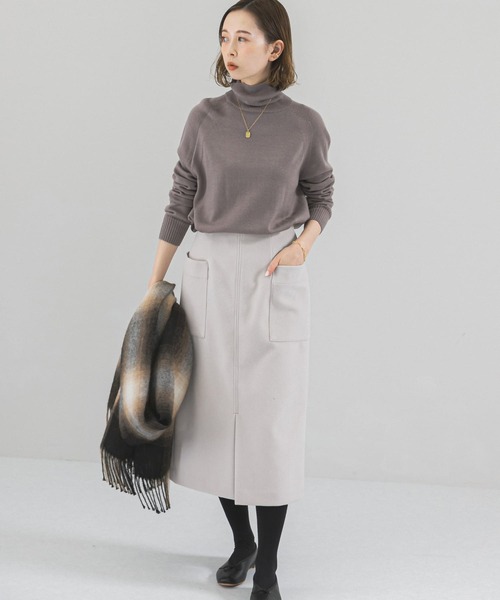 URBAN RESEARCH ROSSO WOMEN(アーバンリサーチ ロッソ)の「ウールライクポケットタイトスカート(スカート・レディース・グレー系その他/ブルー系その他/ネイビー・36/38)」の12枚目の写真