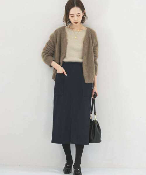 URBAN RESEARCH ROSSO WOMEN(アーバンリサーチ ロッソ)の「ウールライクポケットタイトスカート(スカート・レディース・グレー系その他/ブルー系その他/ネイビー・36/38)」の5枚目の写真