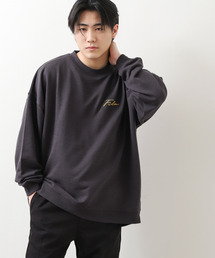 【別注】【FILA】ワンポイント刺繍ビッグシルエットトレーナー