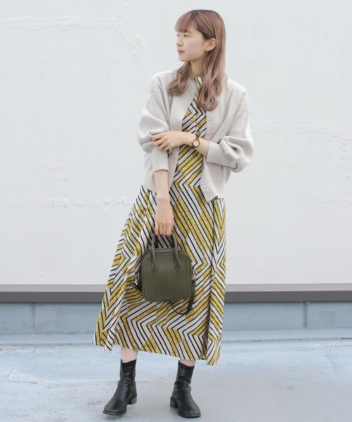 LE GLAZIK（ルグラジック）の「LE GLAZIK/ル グラジック　バティック　スリーブレスロングドレス　BATIK SLEEVELESS PRINT LONGDRESS ＃LG-G0017（ワンピース・レディース・イエロー/オレンジ/グリーン・36）」の21枚目の写真