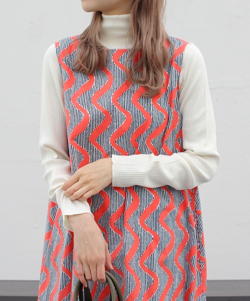 LE GLAZIK（ルグラジック）の「LE GLAZIK/ル グラジック　バティック　スリーブレスロングドレス　BATIK SLEEVELESS PRINT LONGDRESS ＃LG-G0017（ワンピース・レディース・イエロー/オレンジ/グリーン・36）」の8枚目の写真