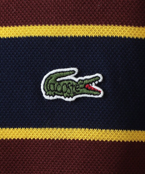 LACOSTE（ラコステ）の「LACOSTE for BEAMS / 別注 Border Tee（Tシャツ/カットソー・メンズ・ネイビー/ライトブルー/ベージュ・4/3/6/2/5）」の22枚目の写真