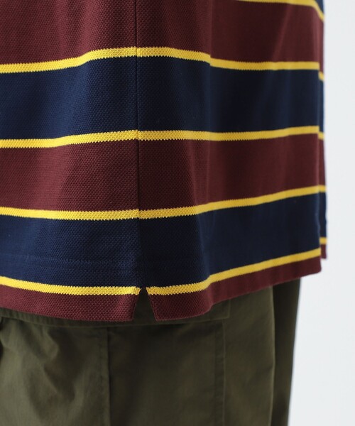 LACOSTE（ラコステ）の「LACOSTE for BEAMS / 別注 Border Tee（Tシャツ/カットソー・メンズ・ネイビー/ライトブルー/ベージュ・4/3/6/2/5）」の20枚目の写真