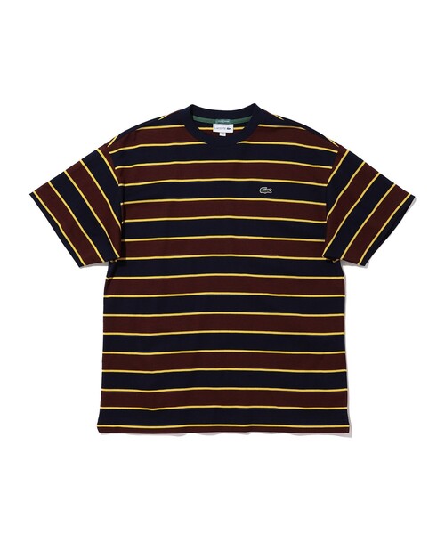 LACOSTE（ラコステ）の「LACOSTE for BEAMS / 別注 Border Tee（Tシャツ/カットソー・メンズ・ネイビー/ライトブルー/ベージュ・4/3/6/2/5）」の17枚目の写真