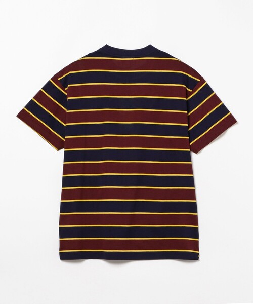 LACOSTE（ラコステ）の「LACOSTE for BEAMS / 別注 Border Tee（Tシャツ/カットソー・メンズ・ネイビー/ライトブルー/ベージュ・4/3/6/2/5）」の6枚目の写真