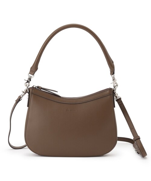 tk.TAKEO KIKUCHI(ティーケータケオキクチ)の「◆シンセティックレザー2WAYムーンバッグ(ショルダーバッグ・レディース・ブラック/ブラウン系その他・00)」の3枚目の写真