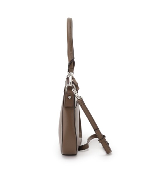 tk.TAKEO KIKUCHI(ティーケータケオキクチ)の「◆シンセティックレザー2WAYムーンバッグ(ショルダーバッグ・レディース・ブラック/ブラウン系その他・00)」の4枚目の写真