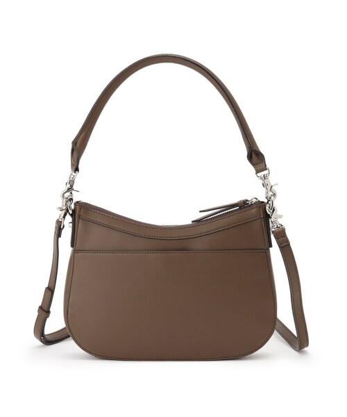 tk.TAKEO KIKUCHI(ティーケータケオキクチ)の「◆シンセティックレザー2WAYムーンバッグ(ショルダーバッグ・レディース・ブラック/ブラウン系その他・00)」の5枚目の写真