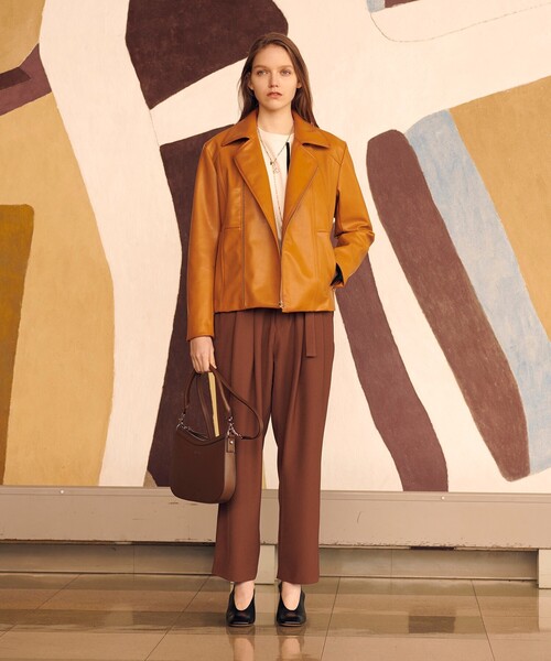 tk.TAKEO KIKUCHI(ティーケータケオキクチ)の「◆シンセティックレザー2WAYムーンバッグ(ショルダーバッグ・レディース・ブラック/ブラウン系その他・00)」の16枚目の写真