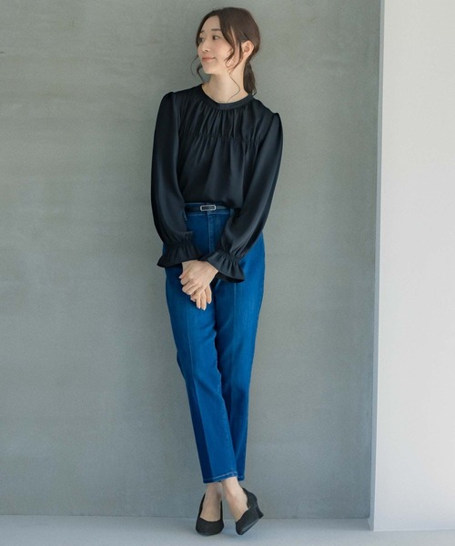 LEPSIM（レプシィム）の「【五明祐子さんコラボ】2WAYブラウス　262352（シャツ/ブラウス・レディース・ブラック/イエロー/アイボリー・MEDIUM/LARGE）」の22枚目の写真