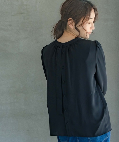 LEPSIM（レプシィム）の「【五明祐子さんコラボ】2WAYブラウス　262352（シャツ/ブラウス・レディース・ブラック/イエロー/アイボリー・MEDIUM/LARGE）」の14枚目の写真