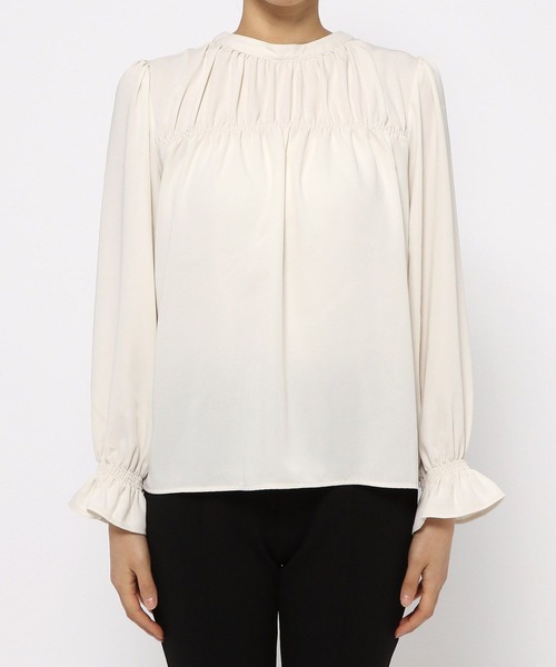 LEPSIM（レプシィム）の「【五明祐子さんコラボ】2WAYブラウス　262352（シャツ/ブラウス・レディース・ブラック/イエロー/アイボリー・MEDIUM/LARGE）」の12枚目の写真