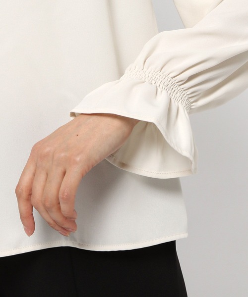 LEPSIM（レプシィム）の「【五明祐子さんコラボ】2WAYブラウス　262352（シャツ/ブラウス・レディース・ブラック/イエロー/アイボリー・MEDIUM/LARGE）」の10枚目の写真