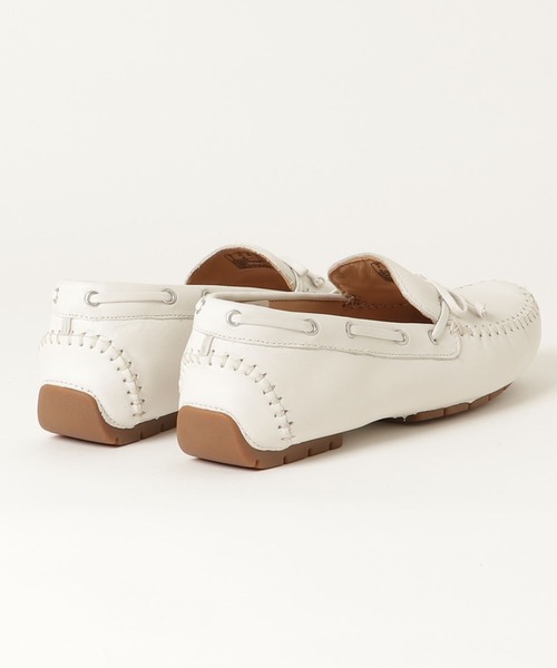 Clarks（クラークス）の「C Mocc Tie / シーモックタイ (ホワイトレザー)（スリッポン・レディース・ホワイト・UK5/UK6/UK4/UK3/UK3.5/UK4.5/UK5.5）」の9枚目の写真
