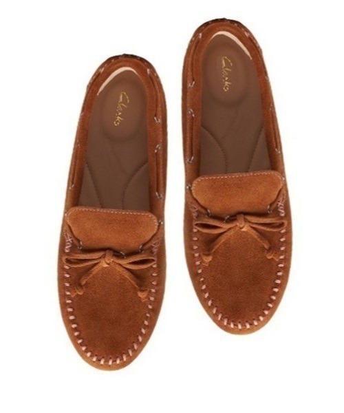 Clarks（クラークス）の「C Mocc Tie / シーモックタイ (ホワイトレザー)（スリッポン・レディース・ホワイト・UK5/UK6/UK4/UK3/UK3.5/UK4.5/UK5.5）」の10枚目の写真
