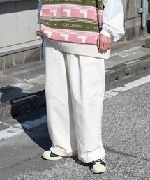 ワンロールワイドチノパン