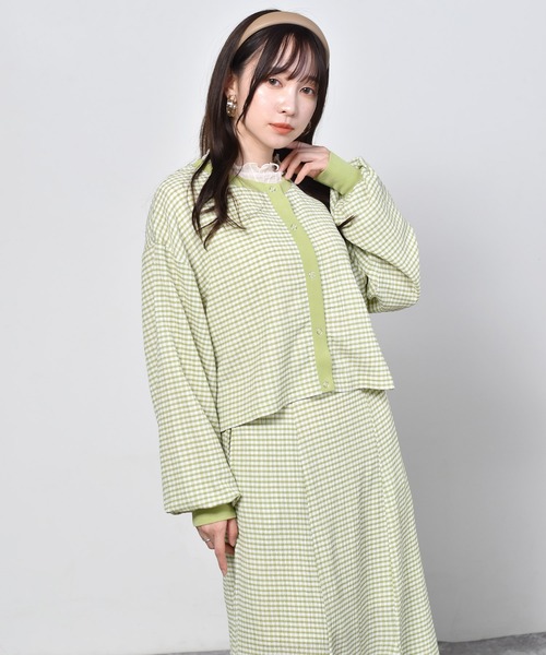 ems excite(エムズエキサイト)の「ウェーブシアーCT(Tシャツ/カットソー・レディース・ブラック/オフホワイト/アイボリー・FREE)」の17枚目の写真