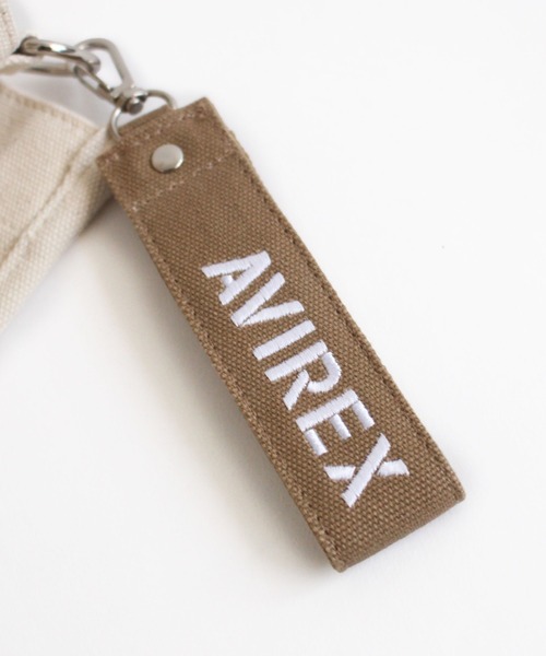 AVIREX(アヴィレックス)の「【MILKFED.×AVIREX】SHOULDER TOTE BAG/ショルダートート バッグ/ミルクフェド/アヴィレックス(ショルダーバッグ・レディース・ブラウン/オフホワイト・FREE)」の7枚目の写真