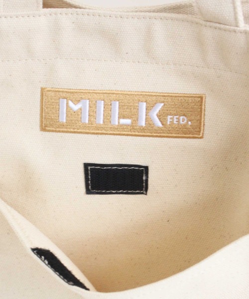 AVIREX(アヴィレックス)の「【MILKFED.×AVIREX】SHOULDER TOTE BAG/ショルダートート バッグ/ミルクフェド/アヴィレックス(ショルダーバッグ・レディース・ブラウン/オフホワイト・FREE)」の8枚目の写真