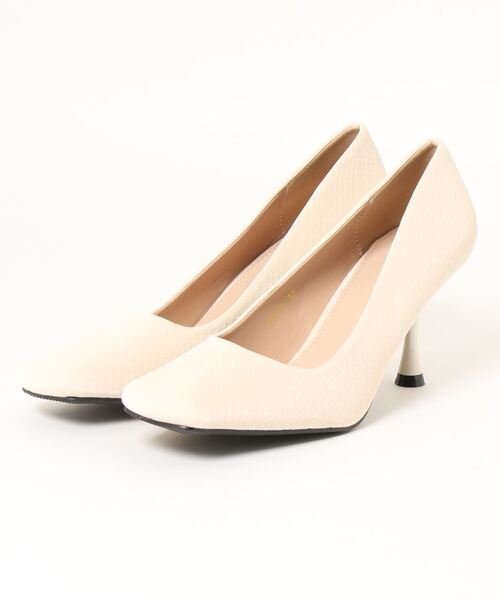 ap retro（アプレトロ）の「スクエアパンプス（パンプス・レディース・ブラック/アイボリー/グリーン・LARGE/MEDIUM）」の5枚目の写真