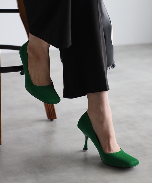 ap retro（アプレトロ）の「スクエアパンプス（パンプス・レディース・ブラック/アイボリー/グリーン・LARGE/MEDIUM）」の16枚目の写真