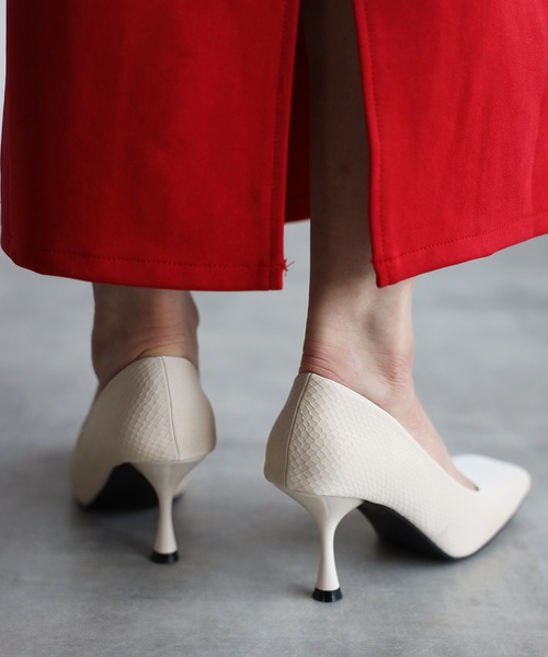 ap retro（アプレトロ）の「スクエアパンプス（パンプス・レディース・ブラック/アイボリー/グリーン・LARGE/MEDIUM）」の9枚目の写真