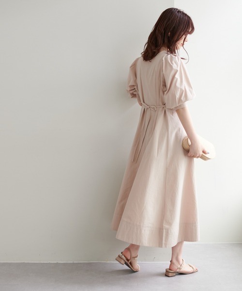 WEB限定カラー有り/シルエットが変わるAラインワンピース