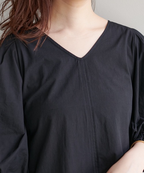 WEB限定カラー有り/シルエットが変わるAラインワンピース