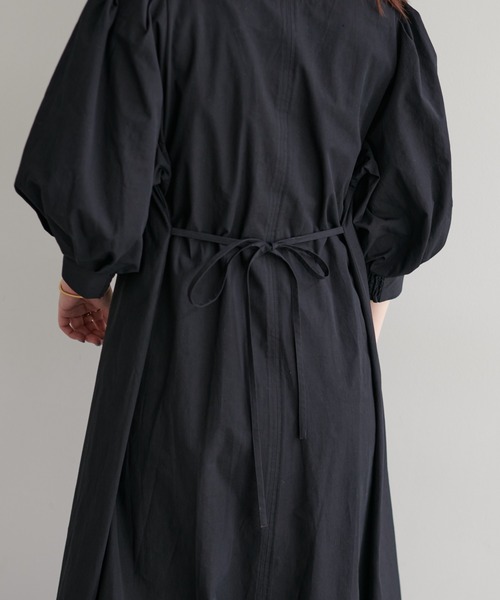 WEB限定カラー有り/シルエットが変わるAラインワンピース