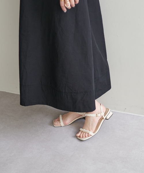WEB限定カラー有り/シルエットが変わるAラインワンピース