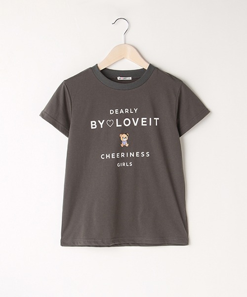 by LOVEiT（バイラビット）の「ラビ子アイコン半袖Ｔシャツ【PTPR】（Tシャツ/カットソー・キッズ・ピンク/オフホワイト/ミント/チャコール・150cm/130cm/140cm/160cm/120cm）」の3枚目の写真