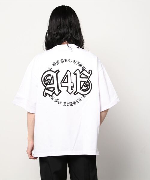 A4A（エーフォーエー）の「A4A(エーフォーエー) STUDIUM SS Tee/半袖Tシャツ（Tシャツ/カットソー・メンズ・ホワイト/ブラック・MEDIUM/LARGE）」の3枚目の写真