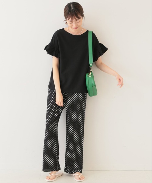 極美品☆SLOBE IENA スローブイエナ ドット刺繍シアーパンツ 24ss 極美品☆SLOBE IENA スローブイエナ ドット刺繍シアーパンツ