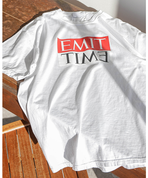 JOURNAL STANDARD relume(ジャーナルスタンダード レリューム)の「【EMIT / エミット】relume限定 BOOK STAND Tシャツ(Tシャツ/カットソー・メンズ・ホワイト/ブラック/ブラックミックス/ホワイト×ホワイト/ホワイト系その他/ブラック系その他・MEDIUM/LARGE)」の3枚目の写真
