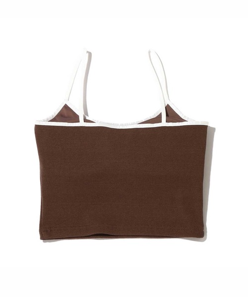 UGG（アグ）の「UGG@mos スクエアロゴ刺繍 リブキャミ（キャミソール・レディース・ブラック/ホワイト/ブラウン/ブルー・L/M）」の18枚目の写真