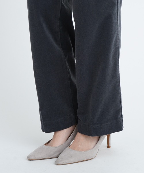 YANUK（ヤヌーク）の「【YANUK/ヤヌーク】ワイドストレート コーデュロイトラウザー LILITH (リリス)（その他パンツ・レディース・ライトベージュ/チャコールグレー・XS/S/M）」の11枚目の写真