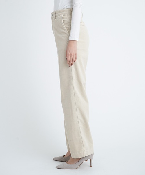 YANUK（ヤヌーク）の「【YANUK/ヤヌーク】ワイドストレート コーデュロイトラウザー LILITH (リリス)（その他パンツ・レディース・ライトベージュ/チャコールグレー・XS/S/M）」の13枚目の写真