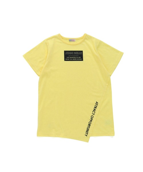 JENNI belle(ジェニィベル)の「【WEB限定】アシメヘムロング丈Tシャツ(Tシャツ/カットソー・キッズ・イエロー/ベージュ/ブラック・130cm/150cm/160cm/140cm)」の16枚目の写真