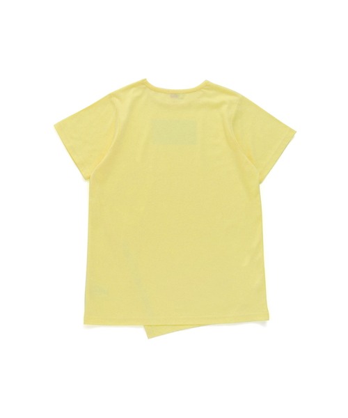JENNI belle(ジェニィベル)の「【WEB限定】アシメヘムロング丈Tシャツ(Tシャツ/カットソー・キッズ・イエロー/ベージュ/ブラック・130cm/150cm/160cm/140cm)」の9枚目の写真