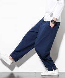 【SETUP7】コットンタッチリラックステーパードパンツ KNF