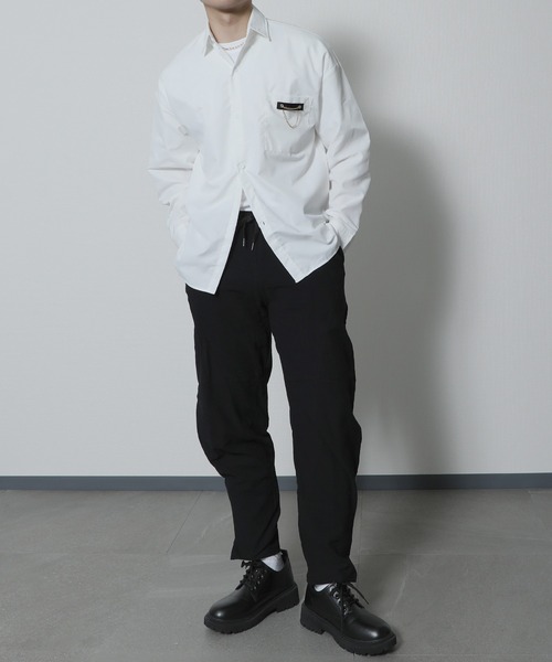 SETUP7(セットアップセブン)の「【SETUP7】コットンタッチリラックステーパードパンツ KNF(その他パンツ・メンズ・ブラック/ネイビー/グレー・FREE)」の5枚目の写真