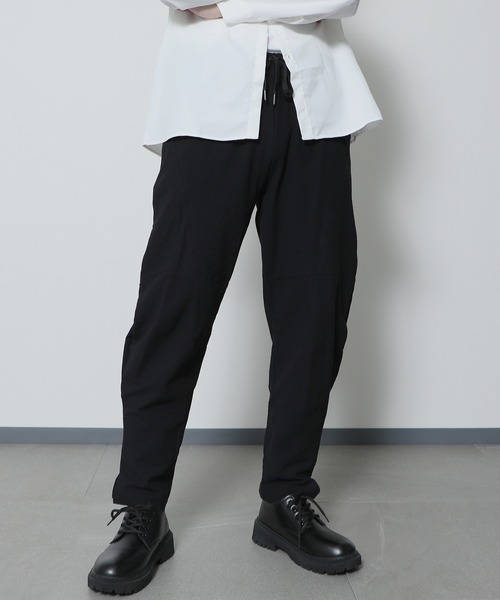 SETUP7(セットアップセブン)の「【SETUP7】コットンタッチリラックステーパードパンツ KNF(その他パンツ・メンズ・ブラック/ネイビー/グレー・FREE)」の6枚目の写真