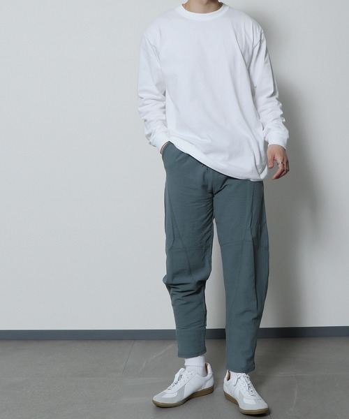 SETUP7(セットアップセブン)の「【SETUP7】コットンタッチリラックステーパードパンツ KNF(その他パンツ・メンズ・ブラック/ネイビー/グレー・FREE)」の7枚目の写真