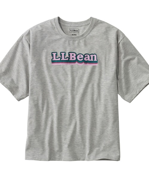 L.L.Bean（エルエルビーン）の「ジャパン・フィット　グラフィック・オーバーサイズ・カジュアル・ティ ジャパン・フィット（Tシャツ/カットソー・レディース・オレンジ系その他/オレンジ系その他2/ネイビー系1/ネイビー系2/ライトグレー系1/ネイビー系/ホワイト系2/ライトグレー系/ホワイト系/ホワイト系1/ネイビー系3/ネイビー系4/ネイビー系5/サックスブルー系/サックスブルー系1/サックスブルー系2/ライトイエロー系2/ライトグレー系2/ライトイエロー系/ライトイエロー系1/ライトグレー系3/ライトイエロー系3/ライトグレー系4/サックスブルー系3・SMALL/MEDIUM/LARGE）」の7枚目の写真
